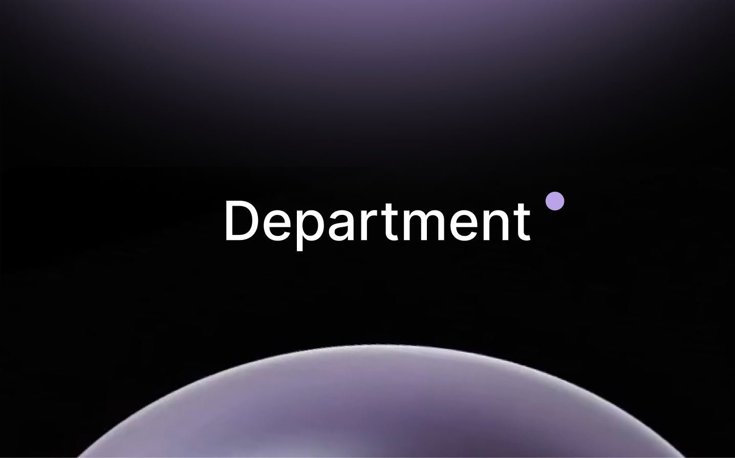 DEPARTMENT visual identity